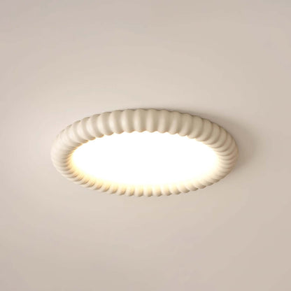 Moderne LED Deckenleuchte - Wellen-Design