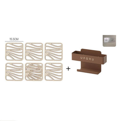 6er Set Hitzeuntersetzer - Modernes Design