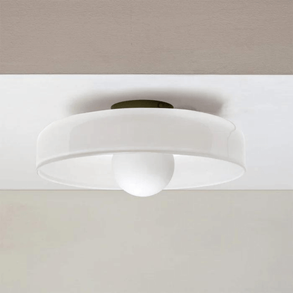 Runde LED Deckenleuchte Modern Glas Lampe