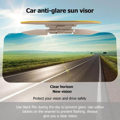 🔥Temporäres Angebot🔥Anti-Glare Sicherheits Tag und Nacht Fahren Auto Visier Verlängerung