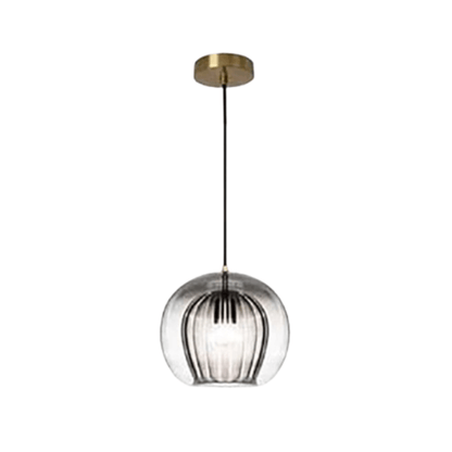 Moderne Hängeleuchte, Aluminium &amp; Glas, LumaLite