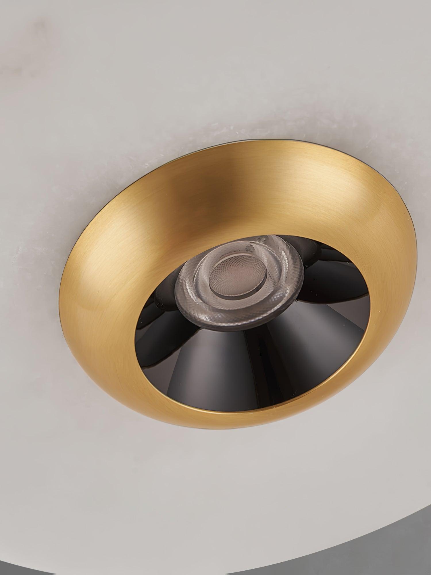 Marmor Pendelleuchte Fliegende Untertasse