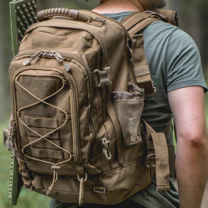 65L Taktischer Rucksack - Erweiterbarer Militär-Wander-Einsatzrucksack