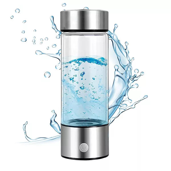 Tragbare Wasserstoff-Wasserflasche aus Edelstahl, 3-Minuten Anreicherung, Gesund &amp; Energiespendend