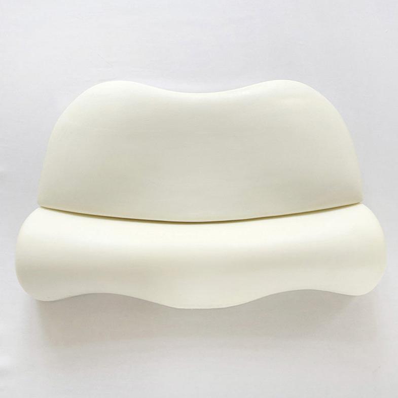 Orthopedic neck support pillow made of memory foam