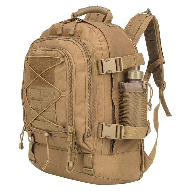65L Taktischer Rucksack - Erweiterbarer Militär-Wander-Einsatzrucksack