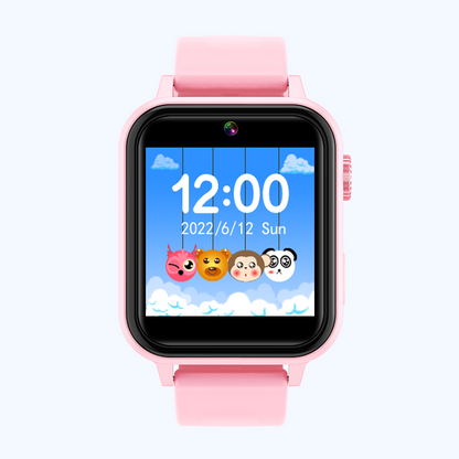 Zelara Smartwatch für Kinder, 24 Puzzlespiele, HD-Touchscreen, Kamera, Musik-Player, Schrittzähler, Wecker und Taschenrechner