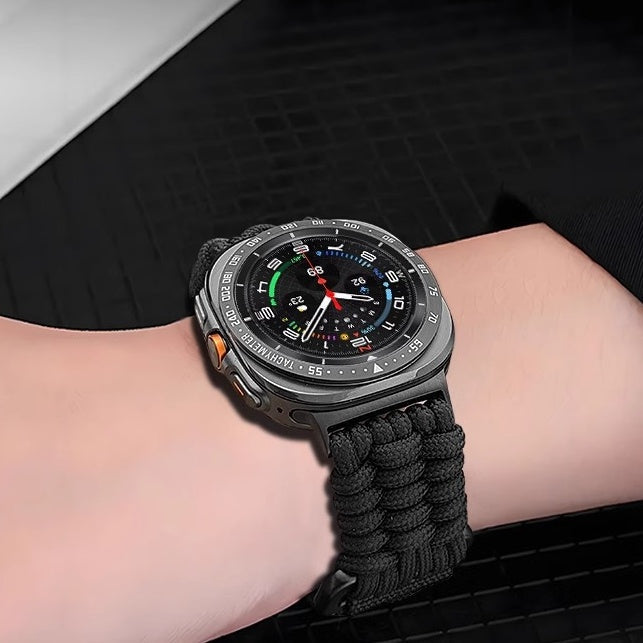 Outdoor nylon woven watch strap for Samsung Ultra Watch