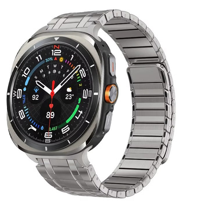 AP Frosted Edelstahl magnetisches Armband für Samsung Watch 7 Ultra