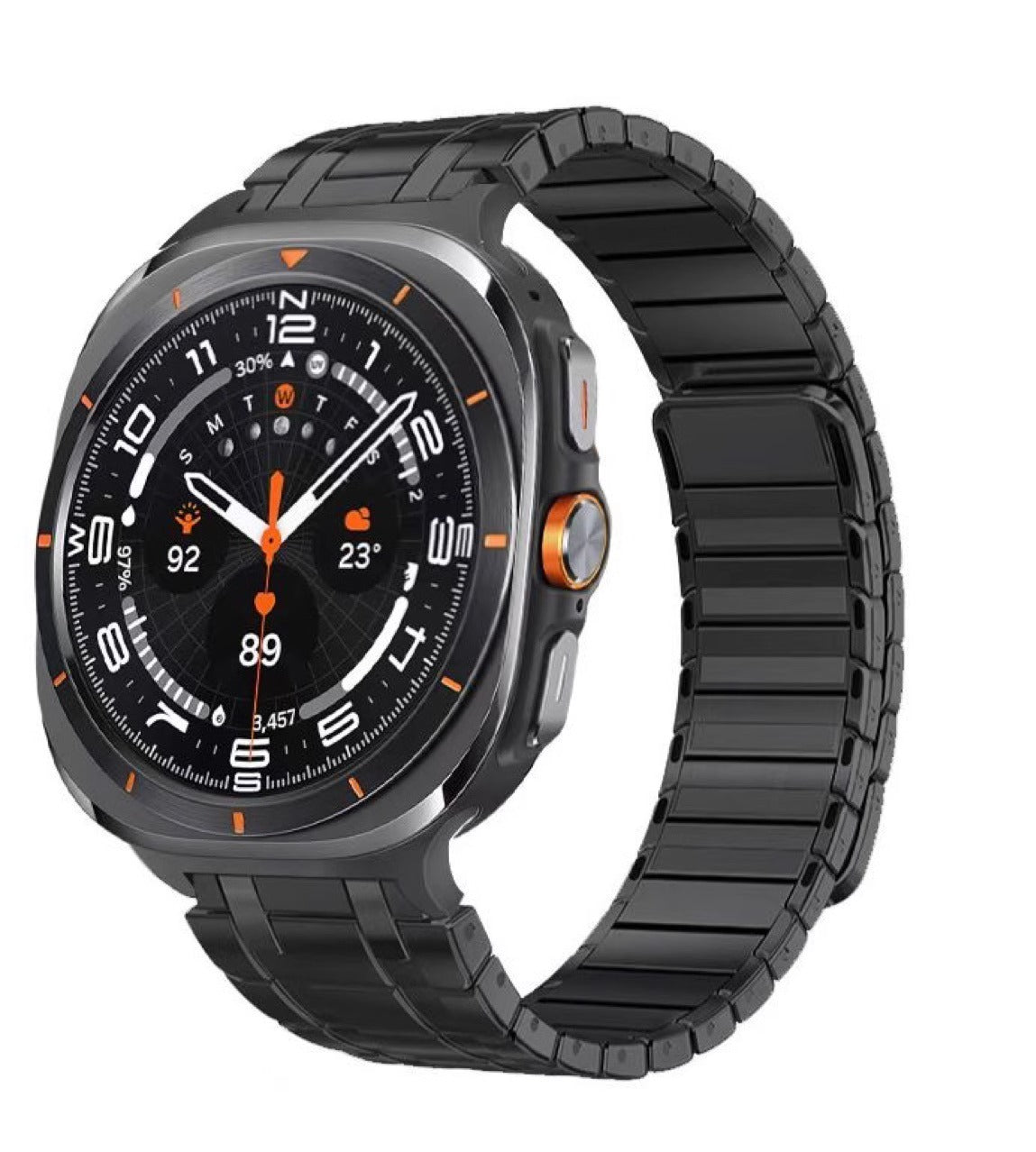 AP Frosted Edelstahl magnetisches Armband für Samsung Watch 7 Ultra