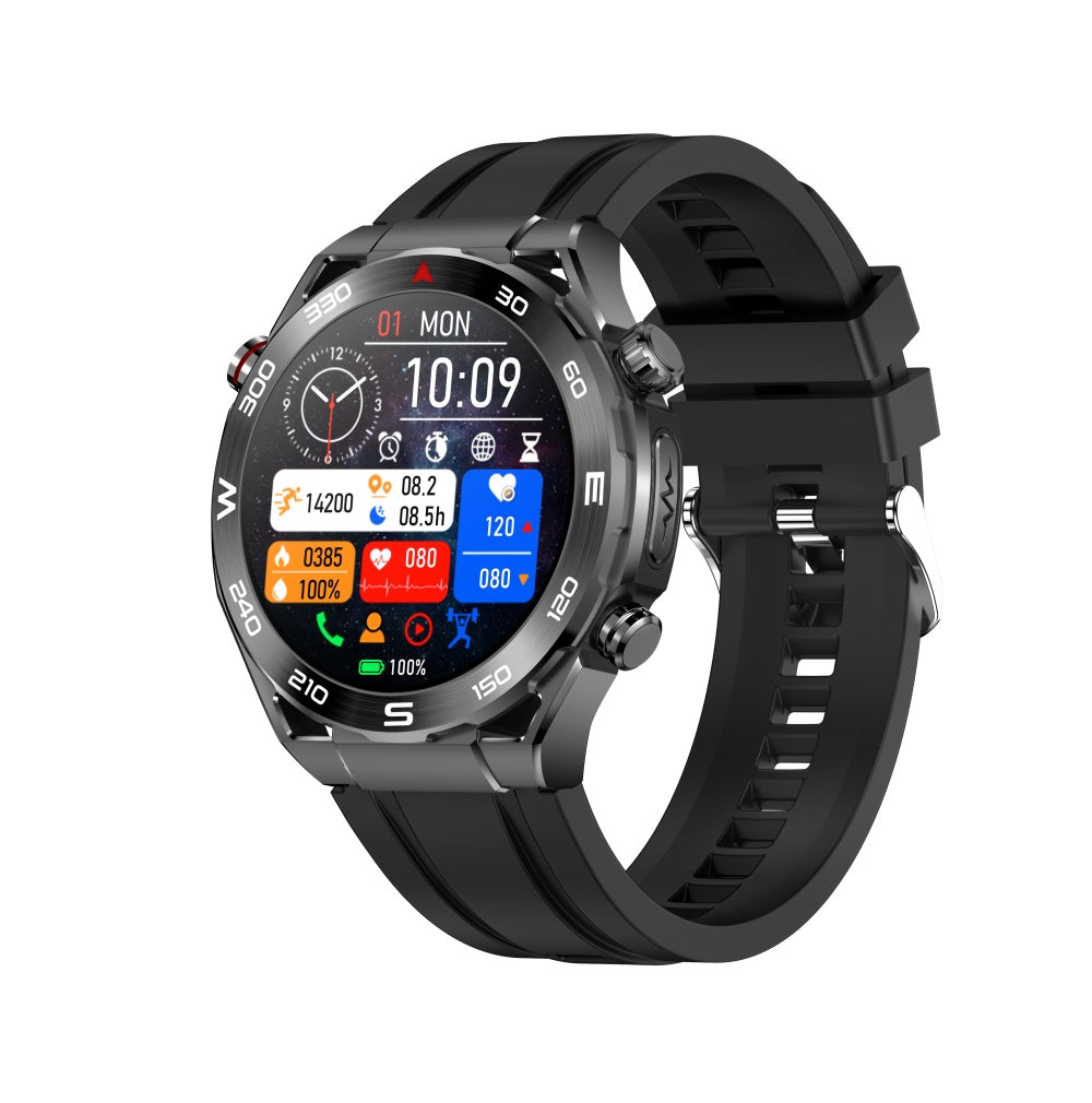 Zelara Max 1 Herzfrequenz Blutzucker EKG/EKG Blutdrucküberwachung Bluetooth Talk Smartwatch