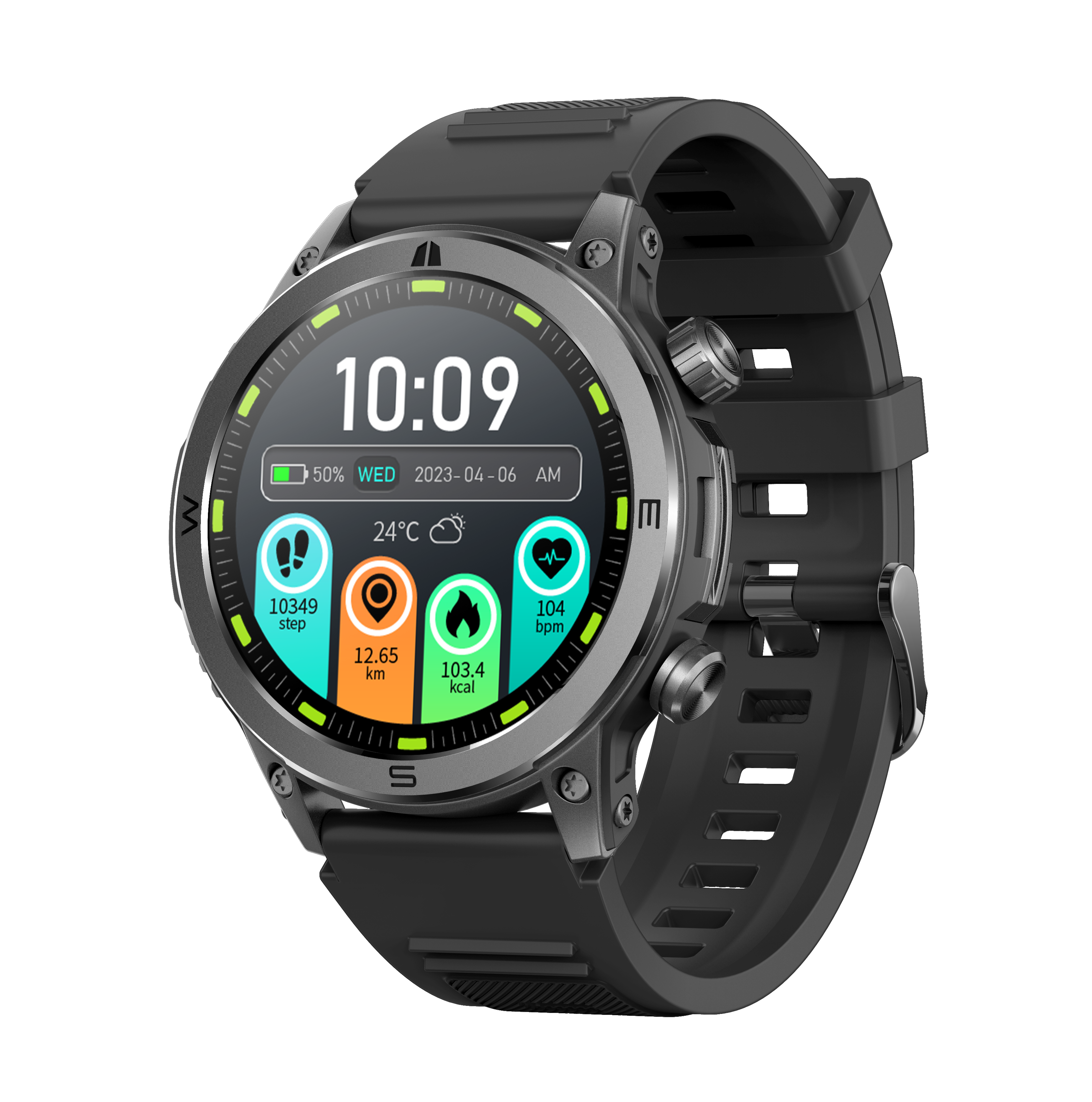 Neueste Strong Health Smartwatch mit 38% mehr Datenaccuracy