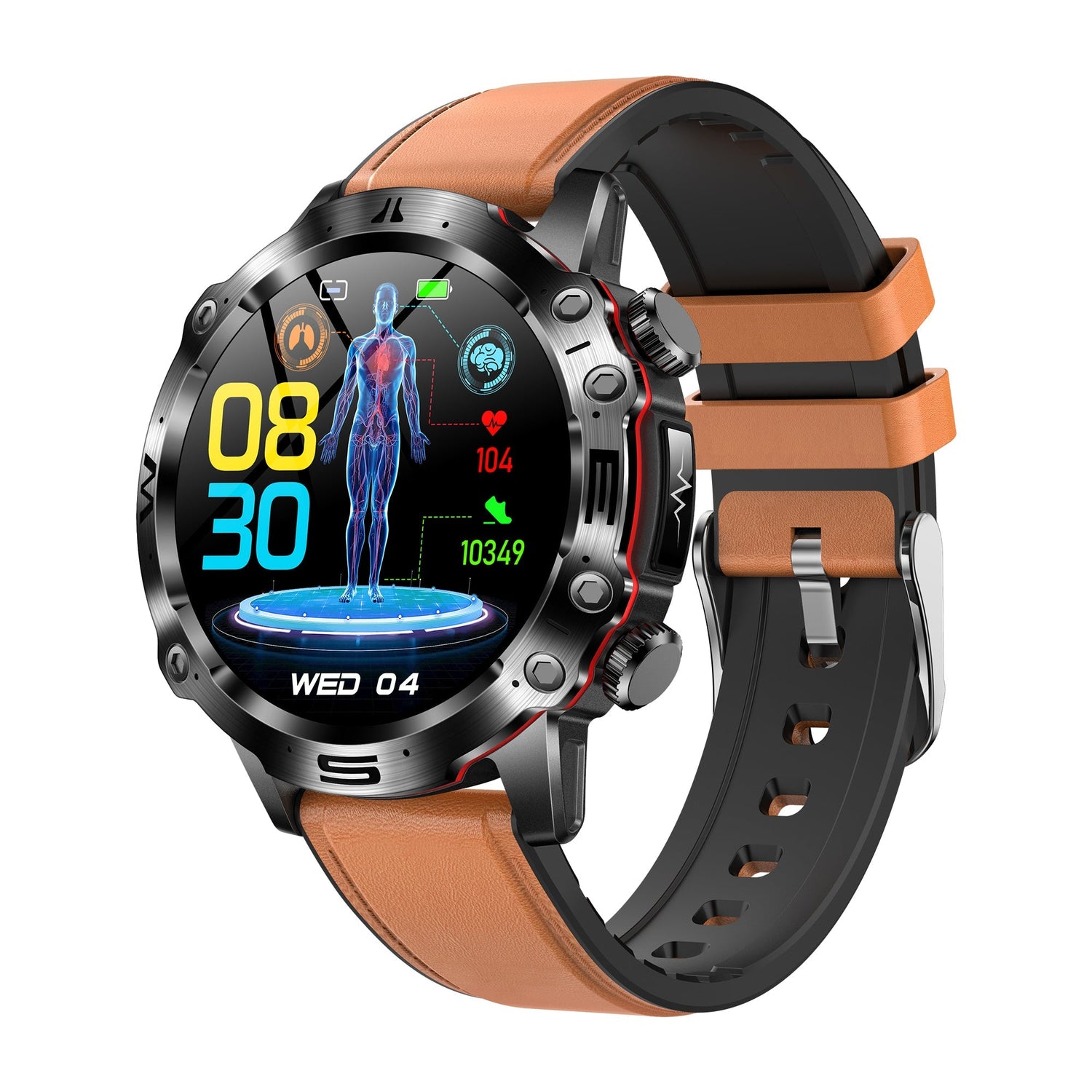 Outdoor ECG Blut Sauerstoff Druck Blut Zusammensetzung Analyse Sportliche Smart Watch