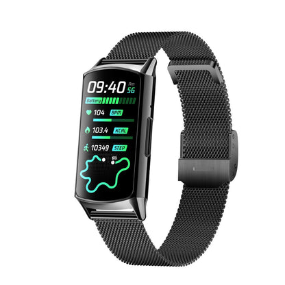 Zelara HOCHWERTIG AMOLED-BILDSCHIRM BLUTSAUERSTOFF BLUTDRUCK SCHLAFÜBERWACHUNG 100+ SPORTMODI SMARTWATCH