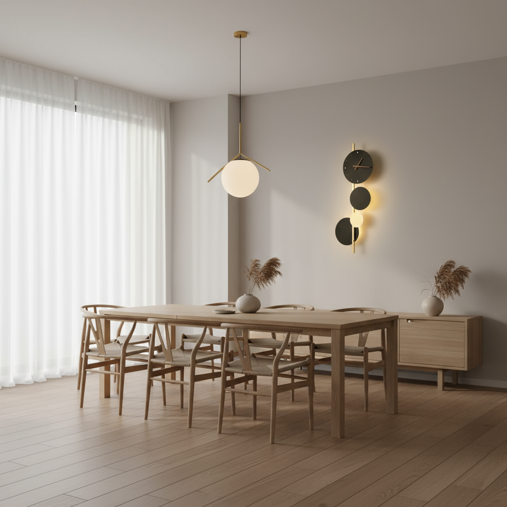 Moderne LED-Wanduhr Schwarz | Wanduhr Hingucker