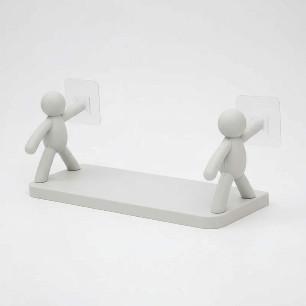 PopShelf | Wandregal ohne Bohren für Badezimmer und Küche