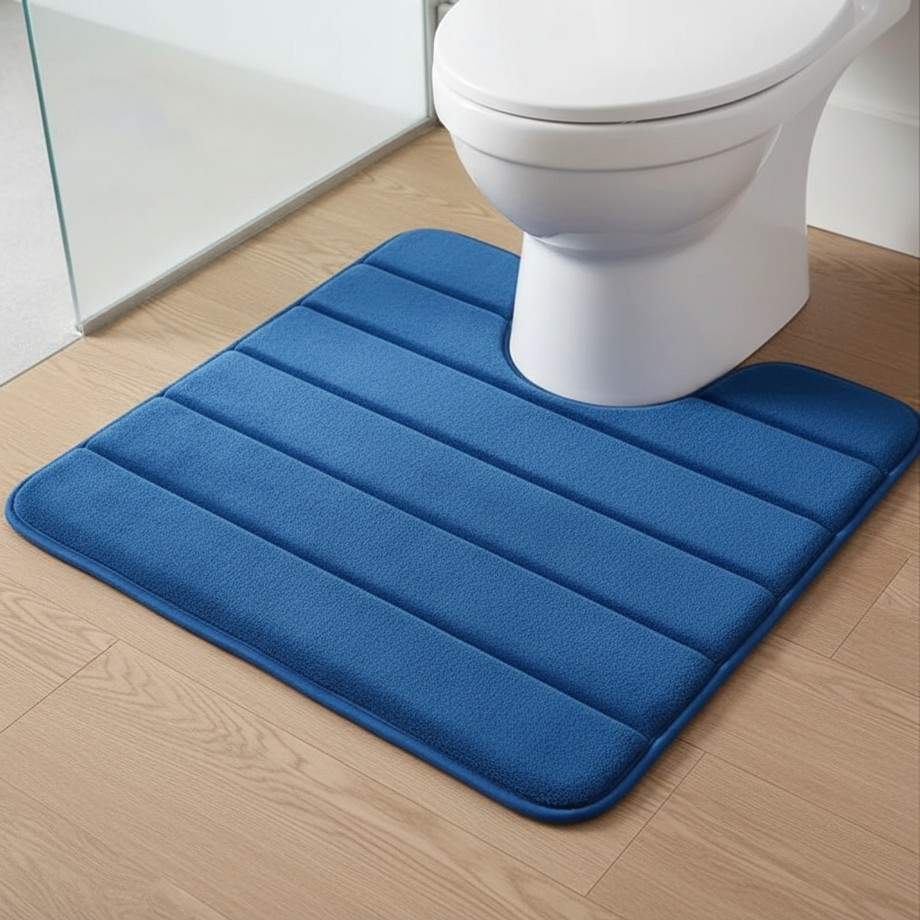 Luxus U-förmige Badezimmermatte | Memory Foam Badmatte