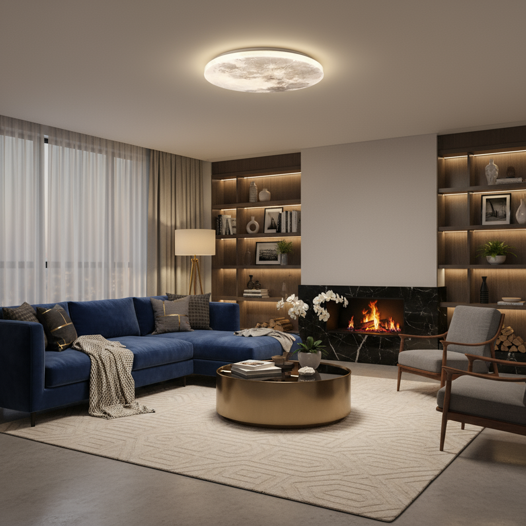 Mondlicht | Dimmbares Deckenlicht für Wohnräume