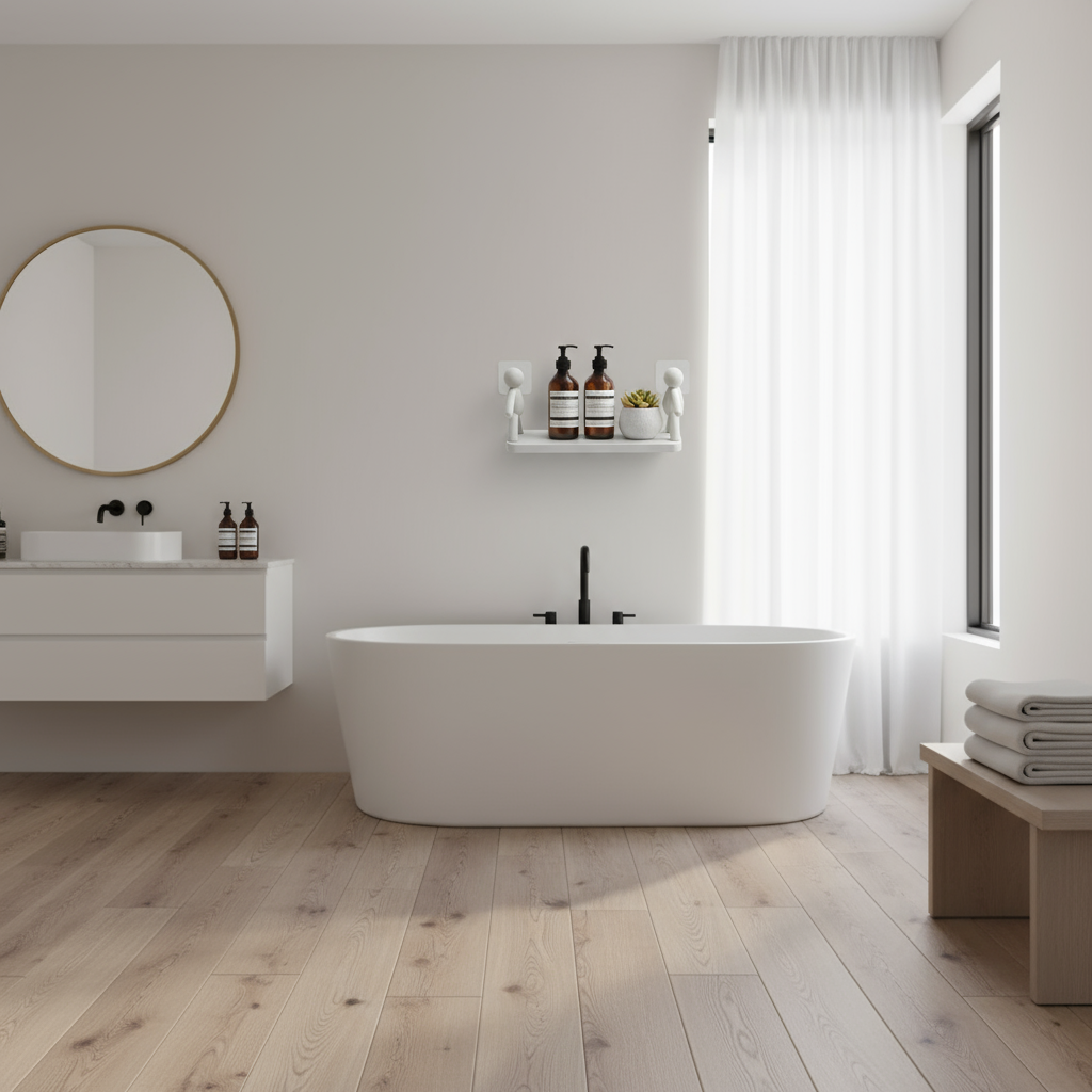 PopShelf | Wandregal ohne Bohren für Badezimmer und Küche