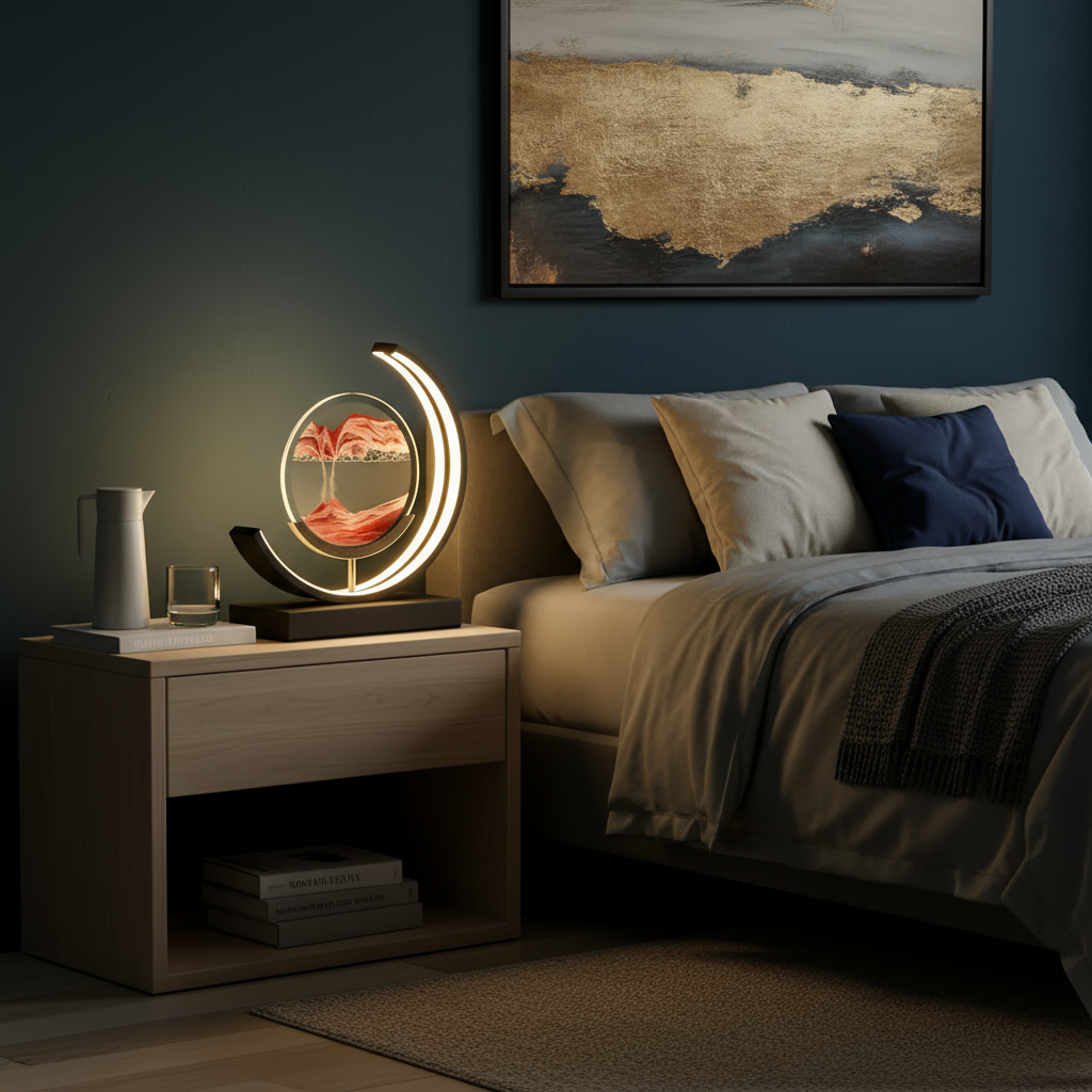 Sand Glow Tischlampe | Dimmbar mit App- und Fernbedienung