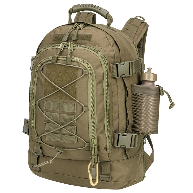 65L Taktischer Rucksack - Erweiterbarer Militär-Wander-Einsatzrucksack