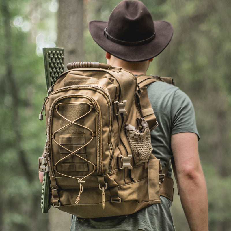 65L Taktischer Rucksack - Erweiterbarer Militär-Wander-Einsatzrucksack