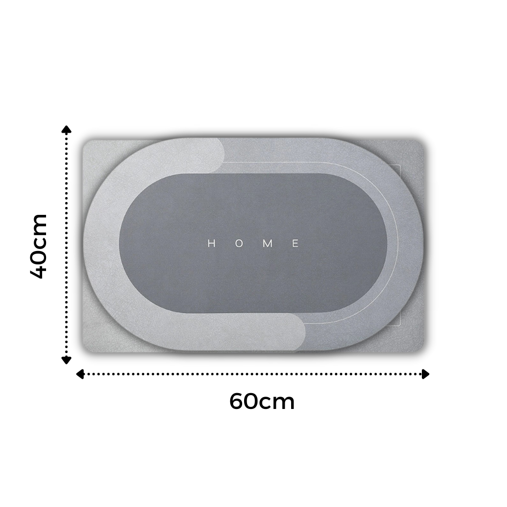 Super saugfähige rutschfeste Bodenmatte – Öl- und wasserabweisende Antirutschmatte für Küche &amp; Bad