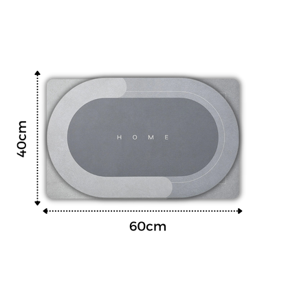 Super saugfähige rutschfeste Bodenmatte – Öl- und wasserabweisende Antirutschmatte für Küche &amp; Bad