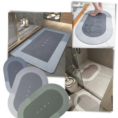 Super saugfähige rutschfeste Bodenmatte – Öl- und wasserabweisende Antirutschmatte für Küche &amp; Bad