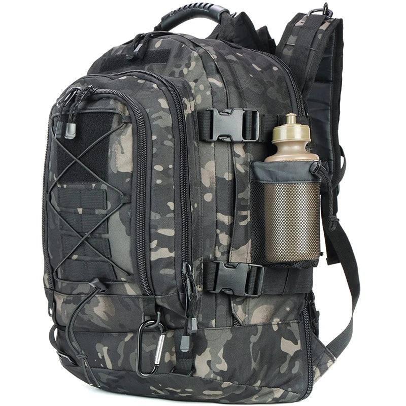 65L Taktischer Rucksack - Erweiterbarer Militär-Wander-Einsatzrucksack