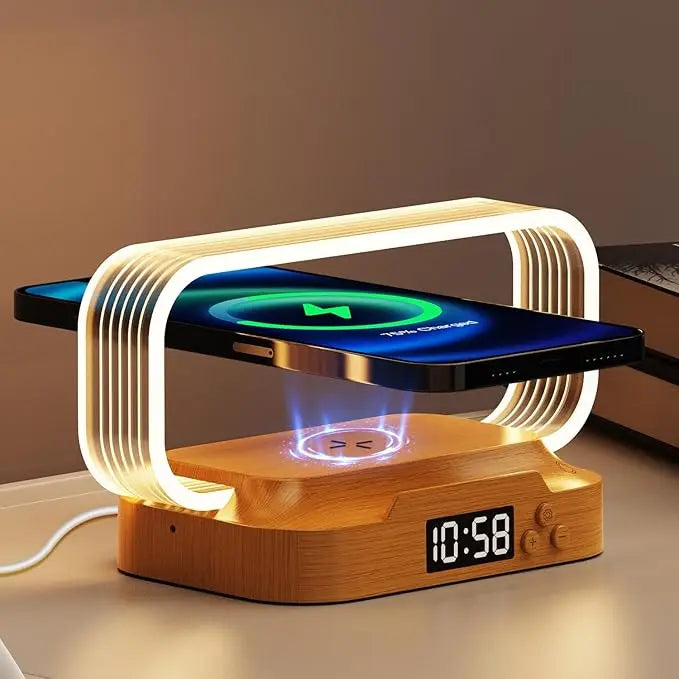 GlowCharge 3-in-1 LED Lampe &amp; Drahtloses Ladegerät