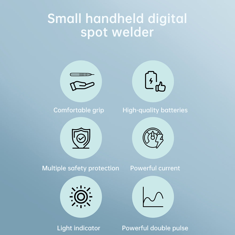 Tragbares Spot-Schweißgerät für 18650/26650/36650 Akkus, DIY, präzises Schweißen, Lithium-Polymer