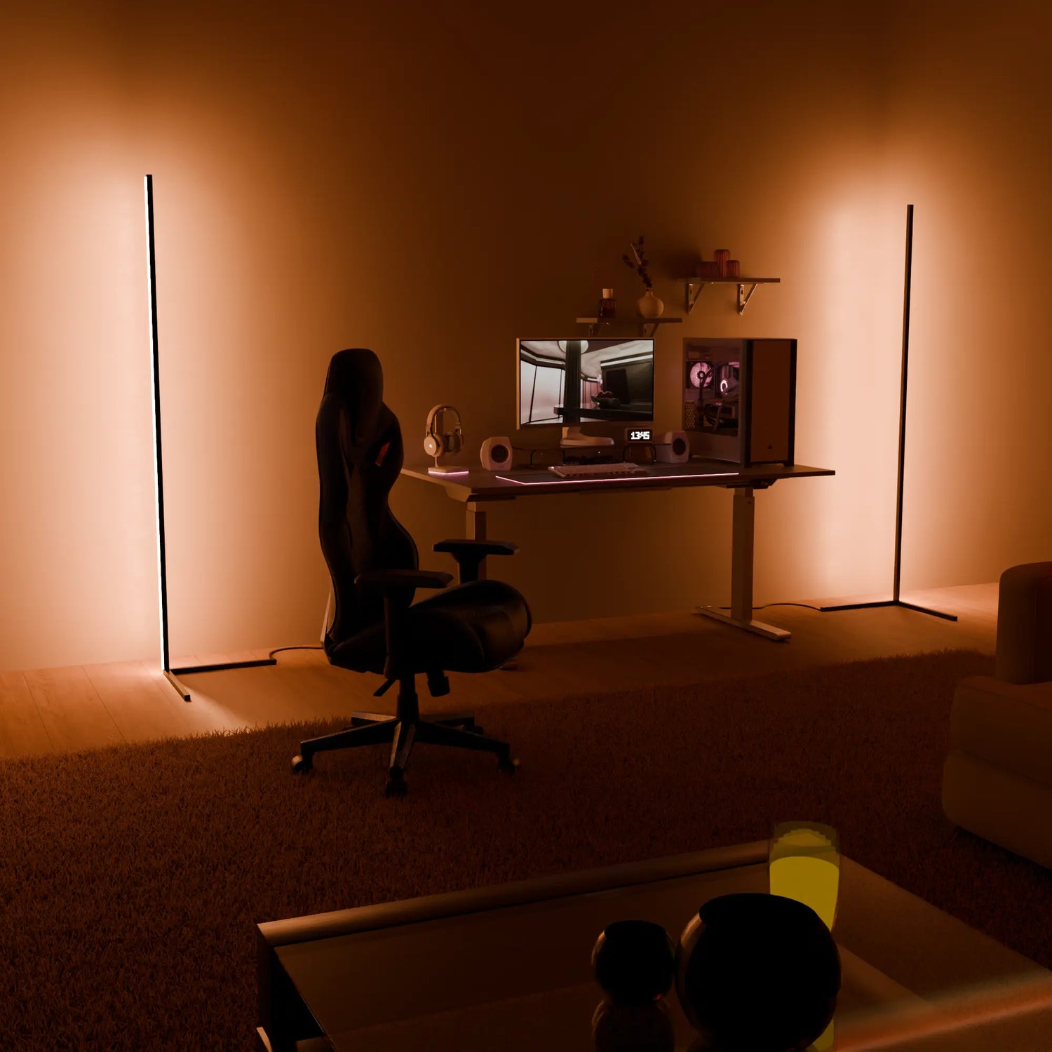 Luna Stehlampe - Moderne Lampe für stilvolle Interieurs