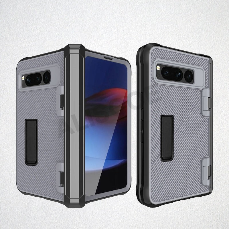 Armor Scharnier Kickstand Hartplastik Telefon Fall für Google Pixel Fold