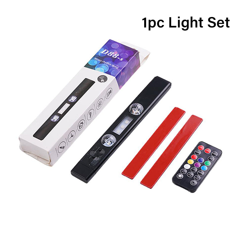 LED RGB Auto Ambient Atmosphäre Drahtloses Dach- &amp; Fußlicht mit USB-Anschluss