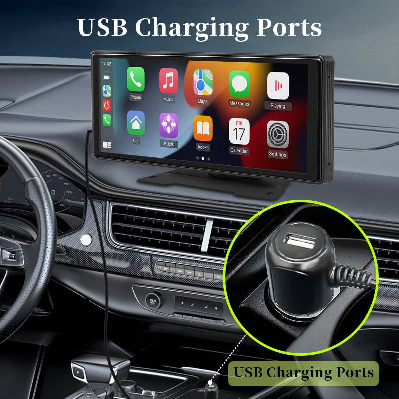 Touchscreen Autoradio 10,26 Zoll mit Bluetooth, CarPlay, Android Auto und Rückfahrkamera