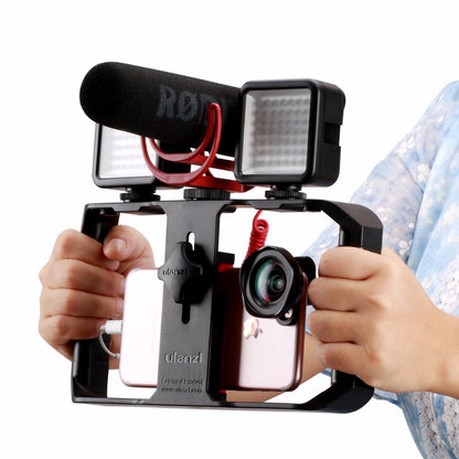 Smartphone Video Rig Stabilizer Mit Licht