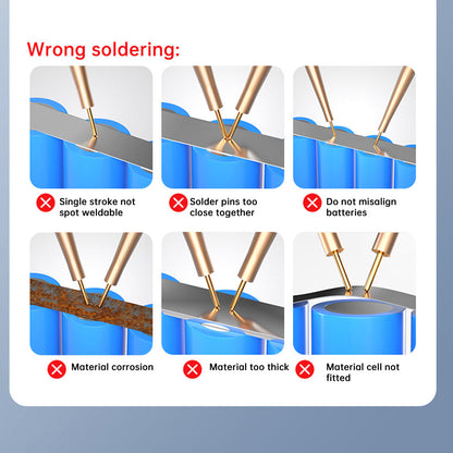 Tragbares Spot-Schweißgerät für 18650/26650/36650 Akkus, DIY, präzises Schweißen, Lithium-Polymer