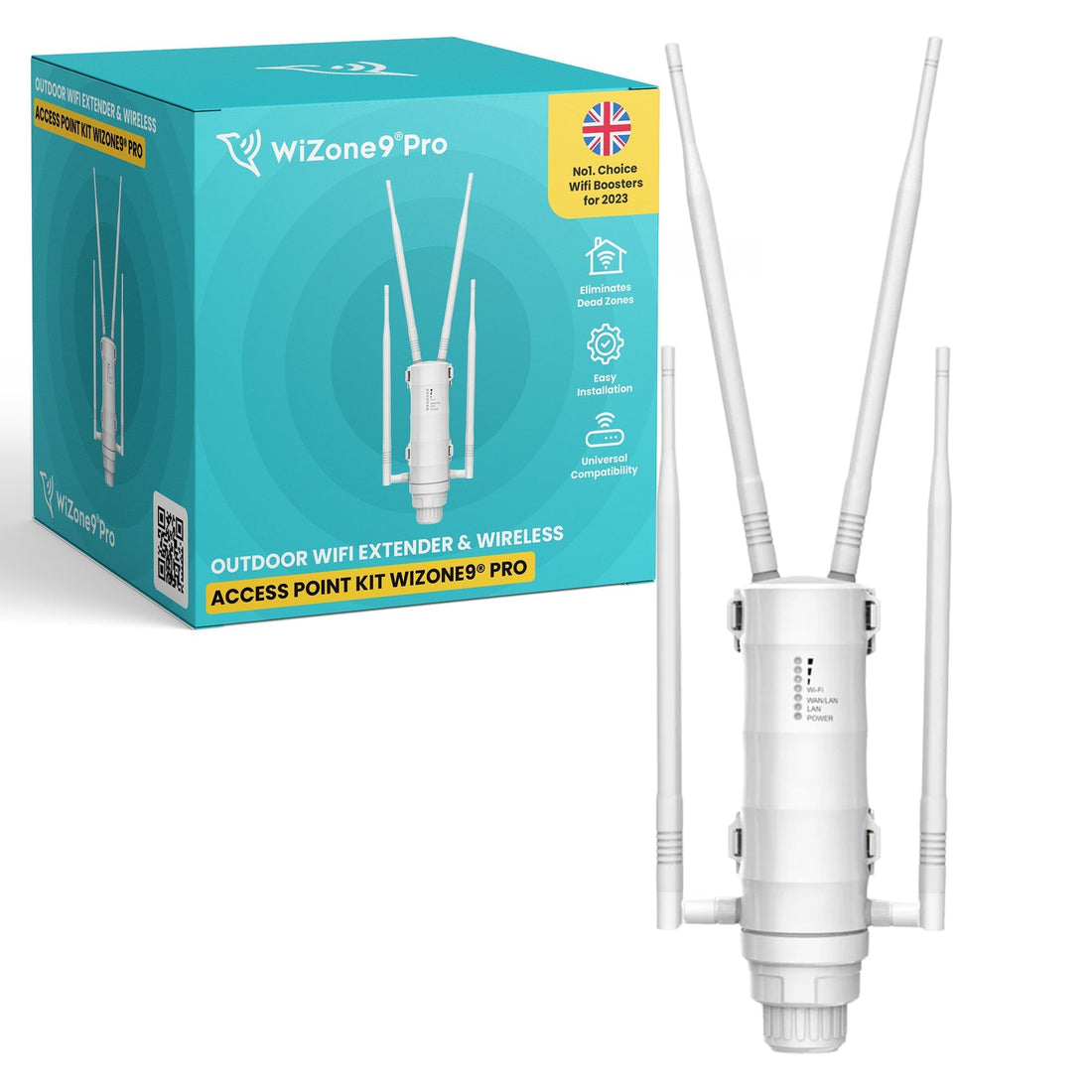Outdoor Range WiFi Extender – Zuverlässige Abdeckung für Ihren Garten und Nebengebäude