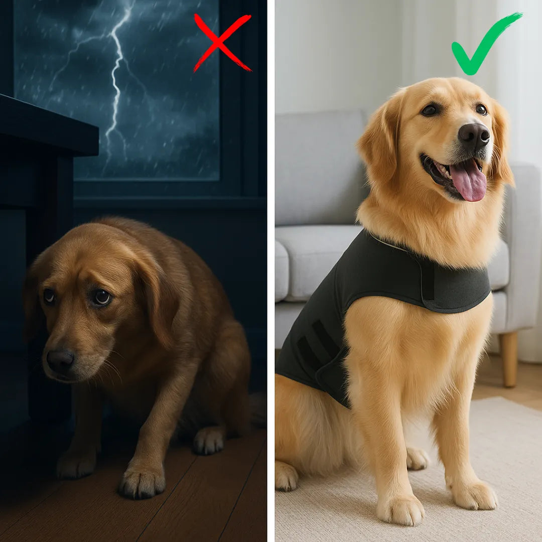 Hundeweste mit sanftem Druck | Bequeme Weste für Hunde bei Unruhe