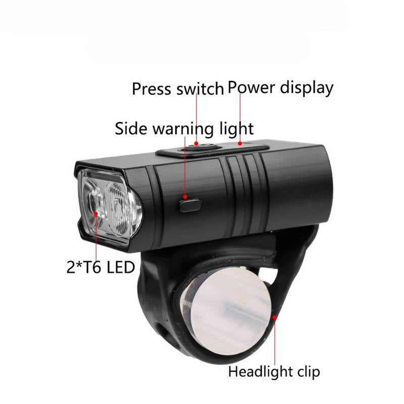 Fahrrad-Scheinwerfer und Rücklichter