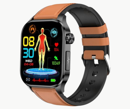 Glucare™ | Pro Smartwatch mit nicht-invasivem Glukosemonitor zur Gesundheitsüberwachung und Fitness
