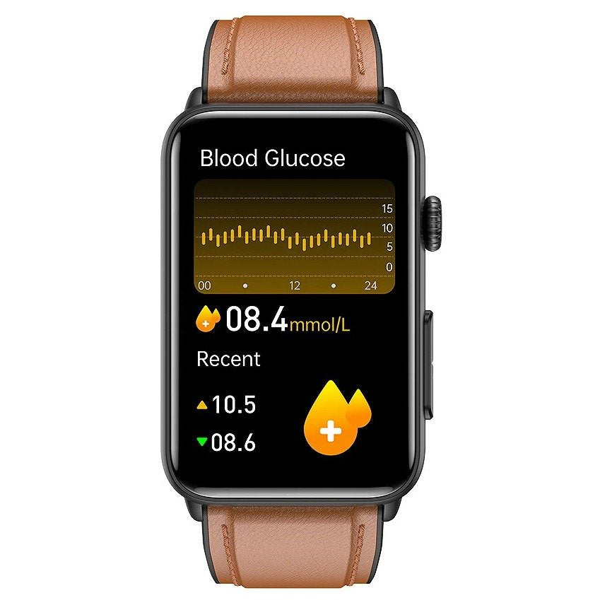 Vital Health Smartwatch mit Blutzuckerüberwachung, Blutdruck und Herzfrequenzüberwachung
