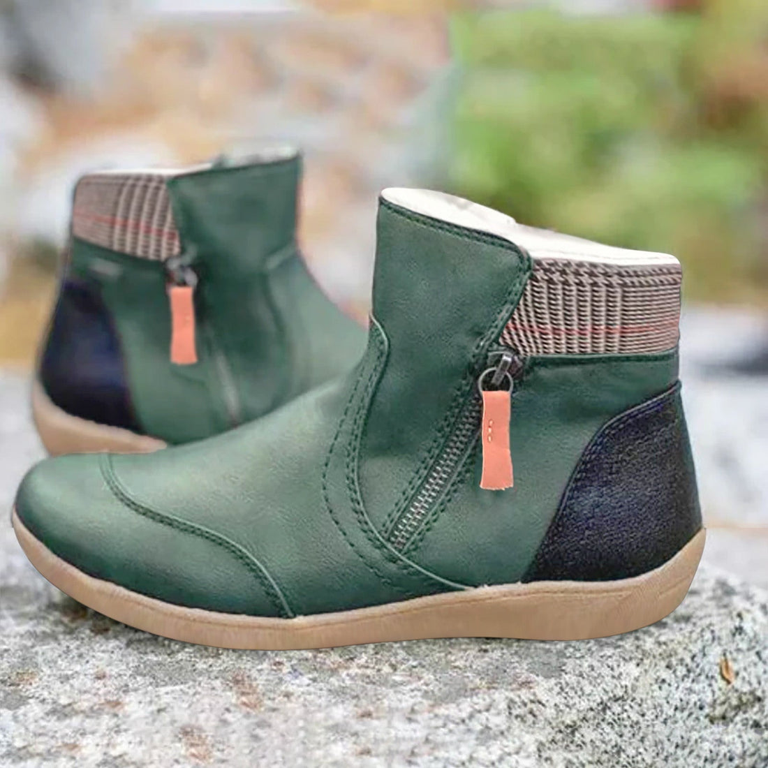 Wasserdichte Orthopädische Stiefel für Damen – Gefütterte Winterstiefeletten aus Fleece