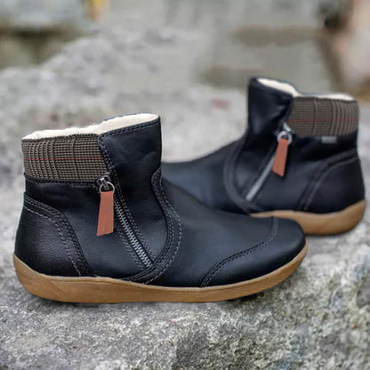 Wasserdichte Orthopädische Stiefel für Damen – Gefütterte Winterstiefeletten aus Fleece