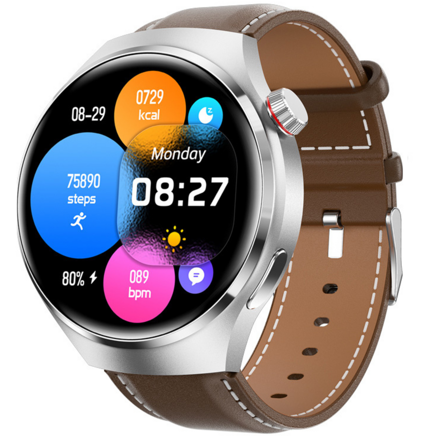 Exklusive Smartwatch: Ideal für Sport, Business &amp; Lifestyle | EKG, AMOLED HD, Bluetooth, GPS, Herzfrequenz | Limitierte Edition