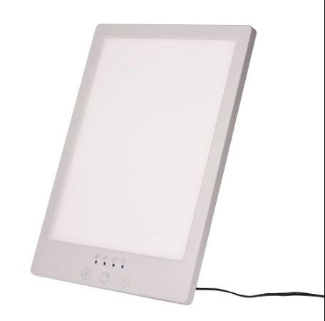 Tageslichtlampe tragbar – Lichttherapie bei Winterdepression, dimmbar mit Timer &amp; USB-Betrieb