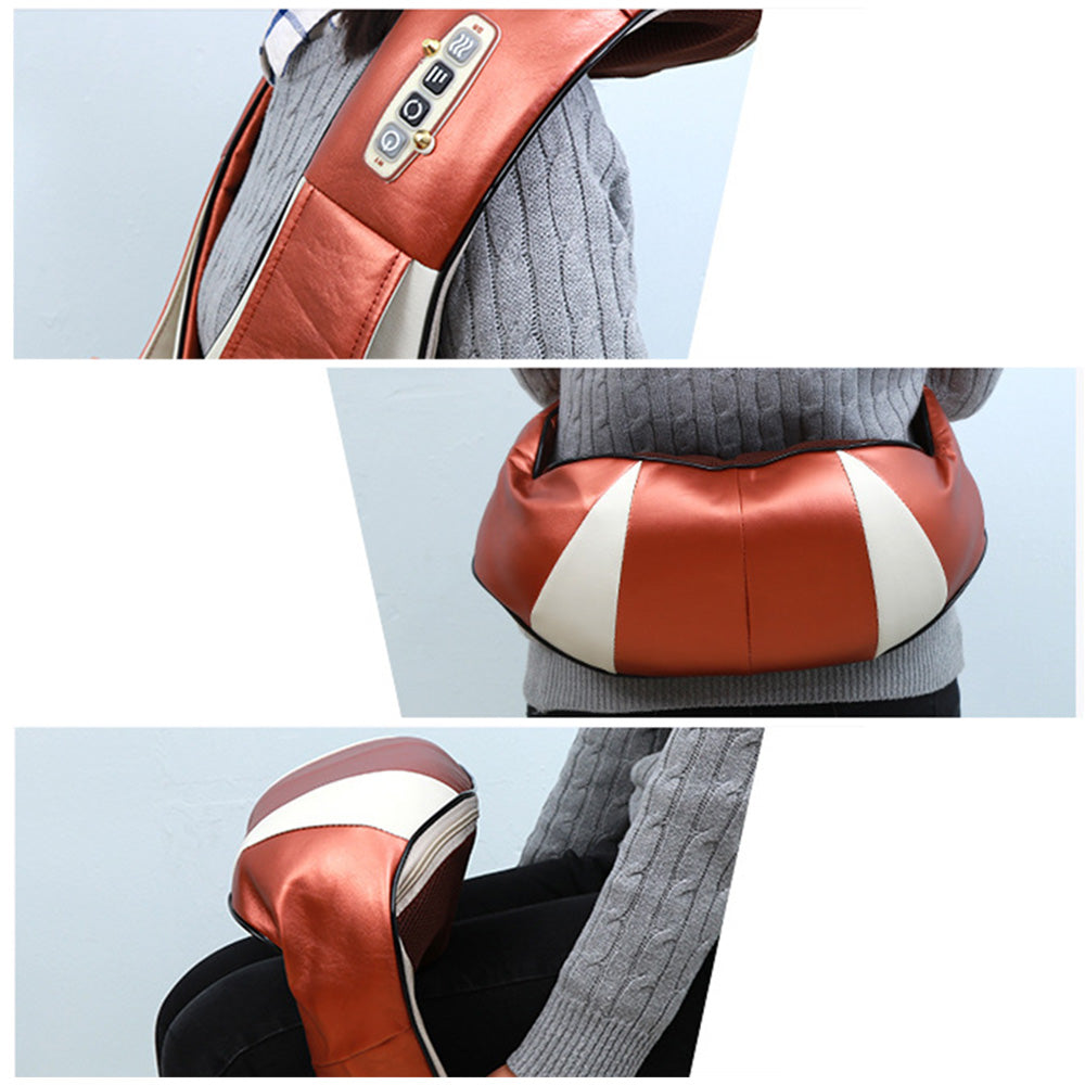 Nacken-Knetmassagegerät mit Infrarot-Heizung – Shiatsu &amp; Wärme