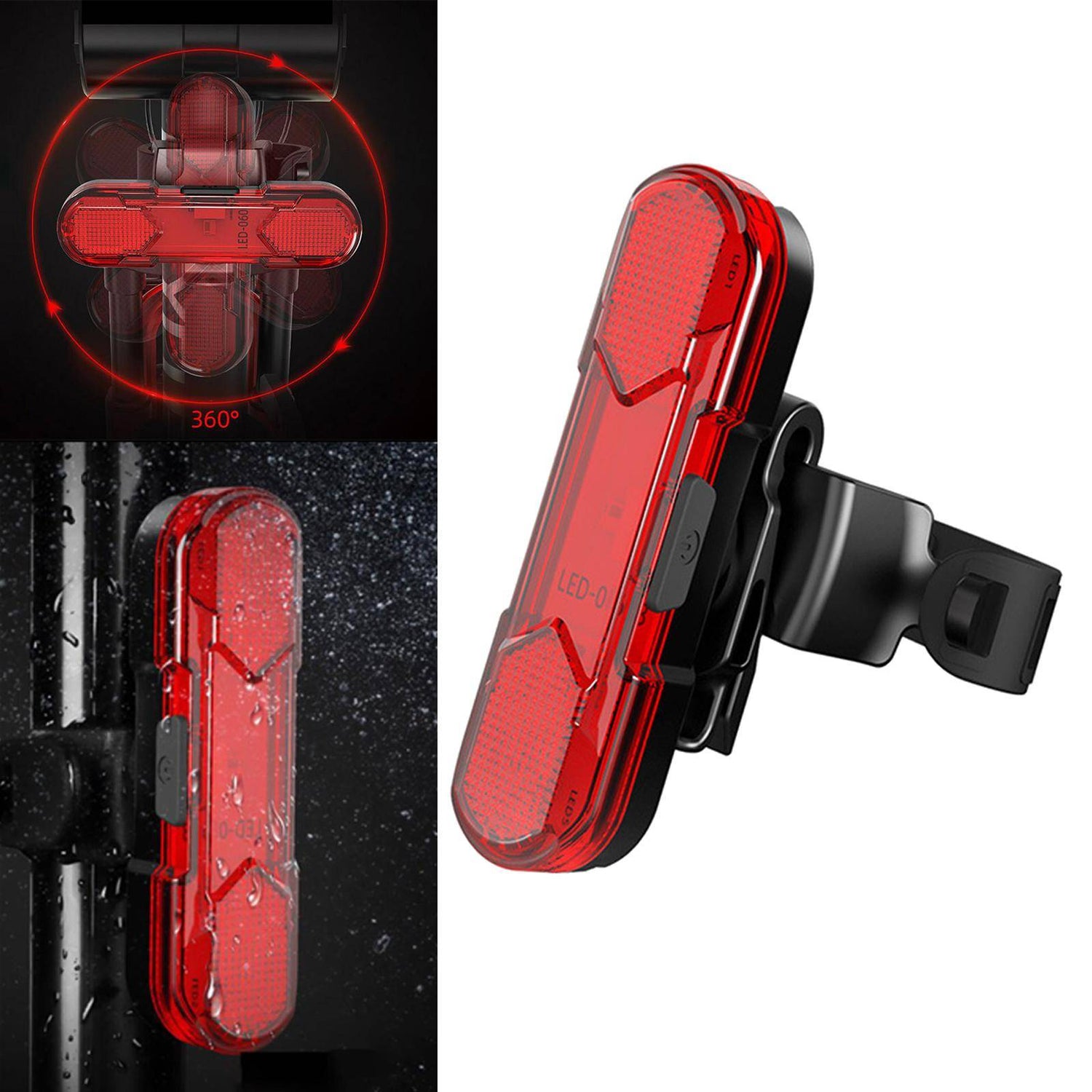 Fahrrad-Scheinwerfer und Rücklichter