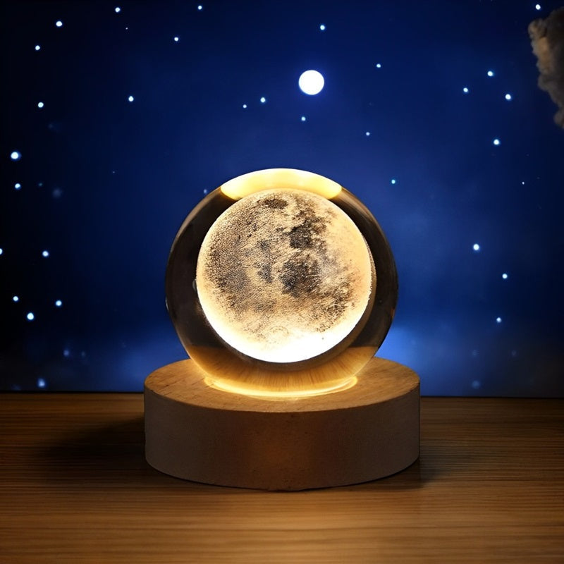 Zauberhaft 3D-Kugel-Nachtlicht